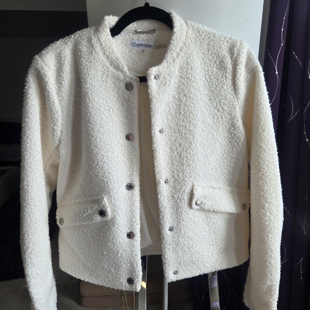 Calvin Klein Women's Cream Jacket
